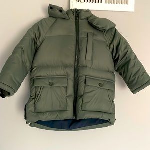 Zara baby puffer coat